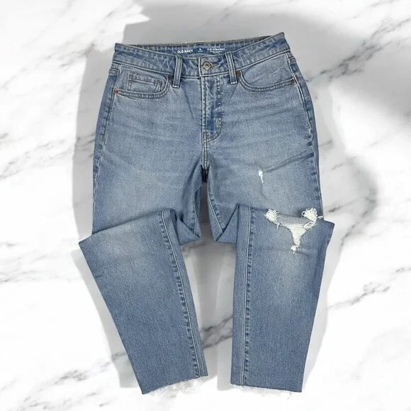 Old Navy Jeans Old Navy High Rise Og Straight Jeans Size
